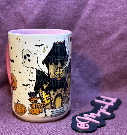 Spooky gingerbread house 15oz mug